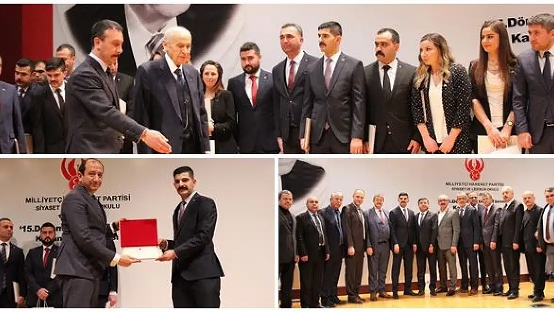 Babasının izinde, sertifikasını aldı