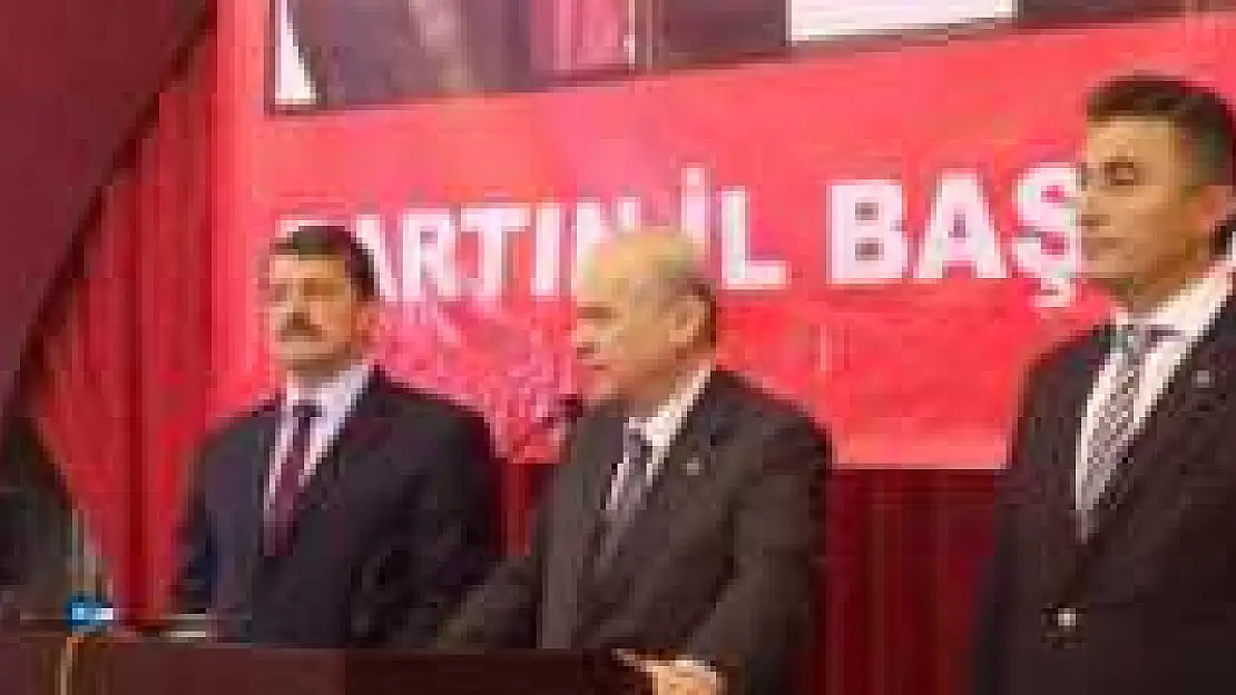 BAHÇELİ: ERDOĞAN'DAN CUMHURBAŞKANI OLMAZ