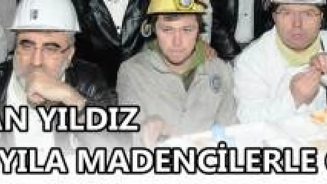 Bakan Yıldız yeni yıla Amasra'da madencilerle girdi