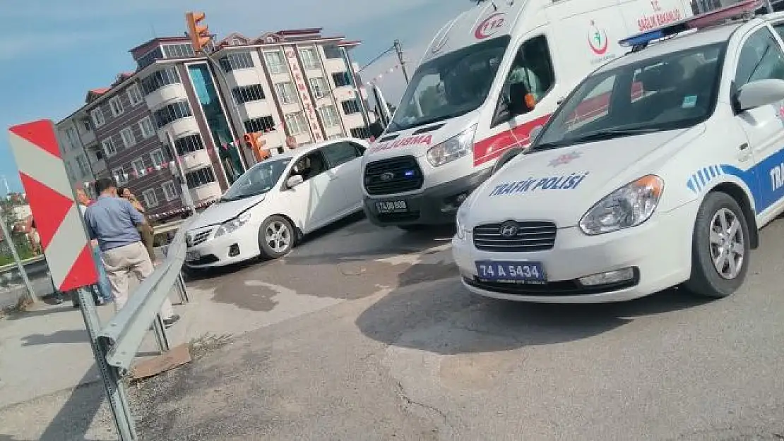 Bariyerlere çarparak durabildi