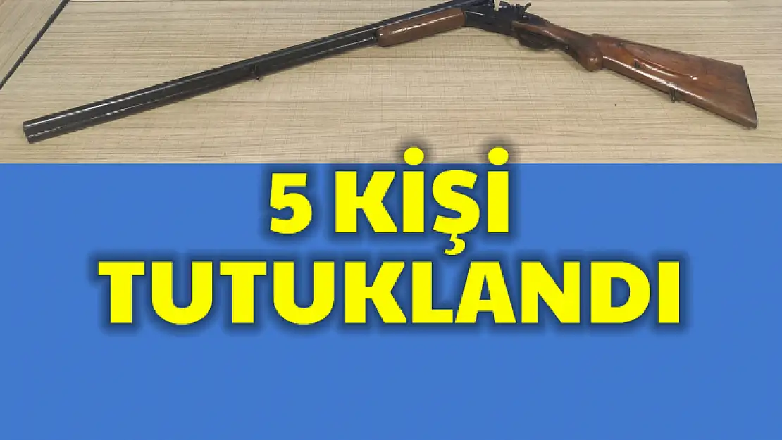 Bartın'da 5 kişi tutuklandı