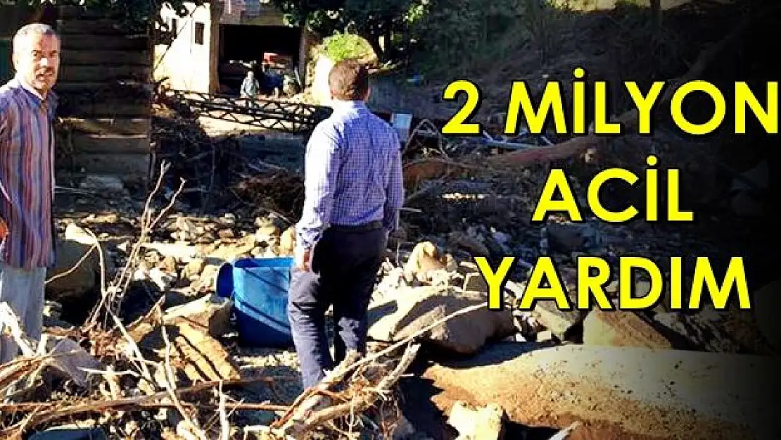 Bartın'a sel mağdurları için acil yardım