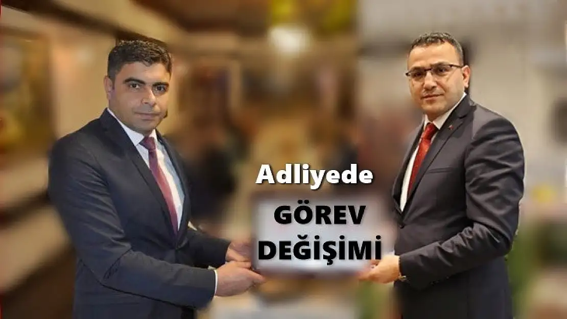 Bartın Adliyesinde görev değişimi