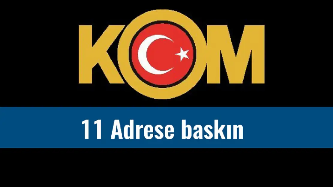 Bartın'da 11 adrese baskın