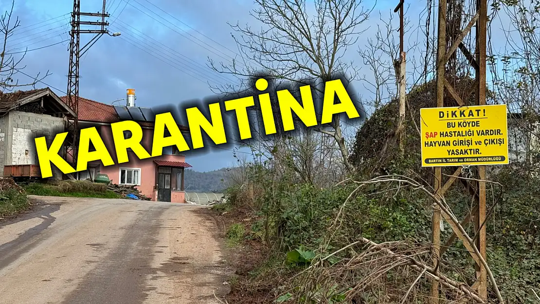 Bartın'da 12 köyde karantina