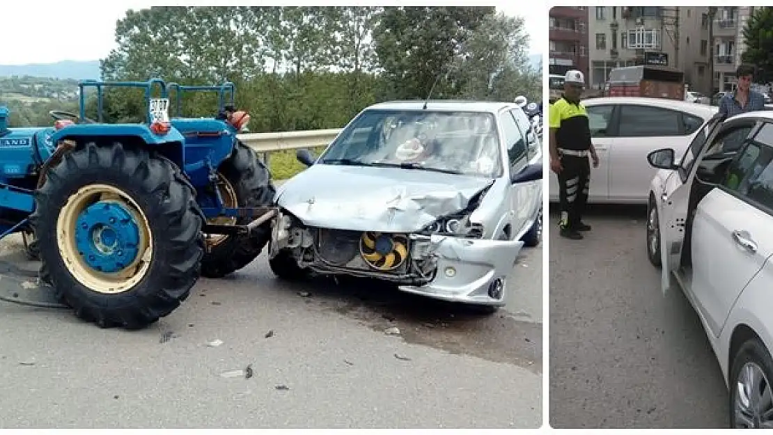 Bartın'da 2 kaza birden