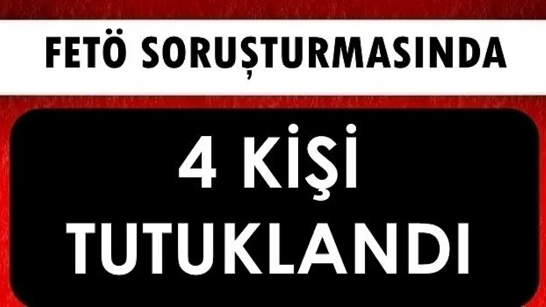 Bartın'da 4 kişi FETÖ'den tutuklandı