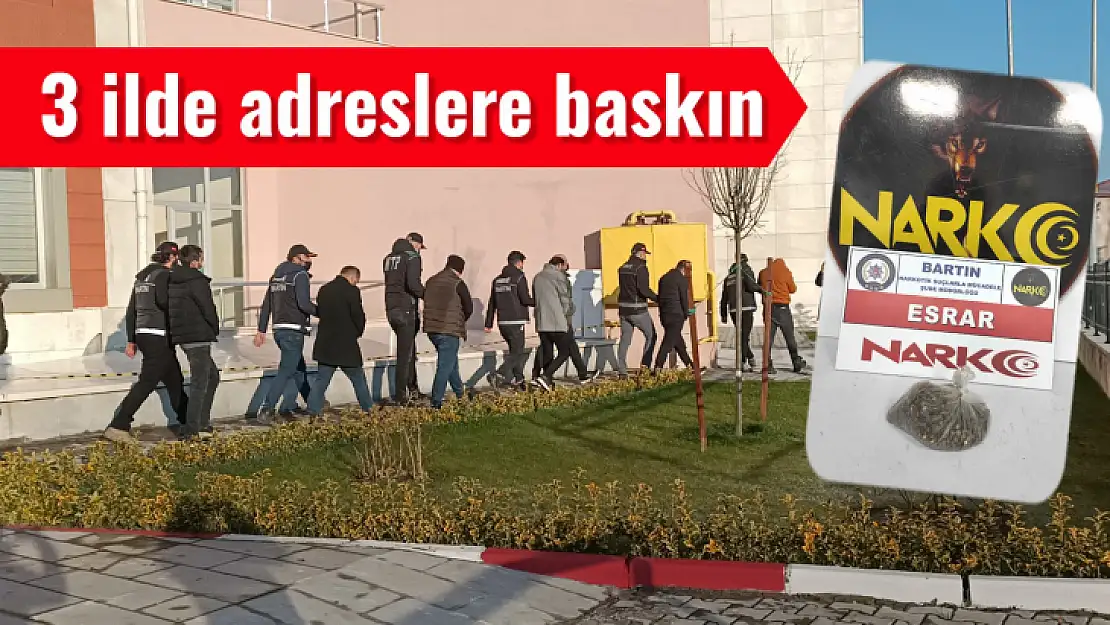 Bartın'da 4 kişi tutuklandı