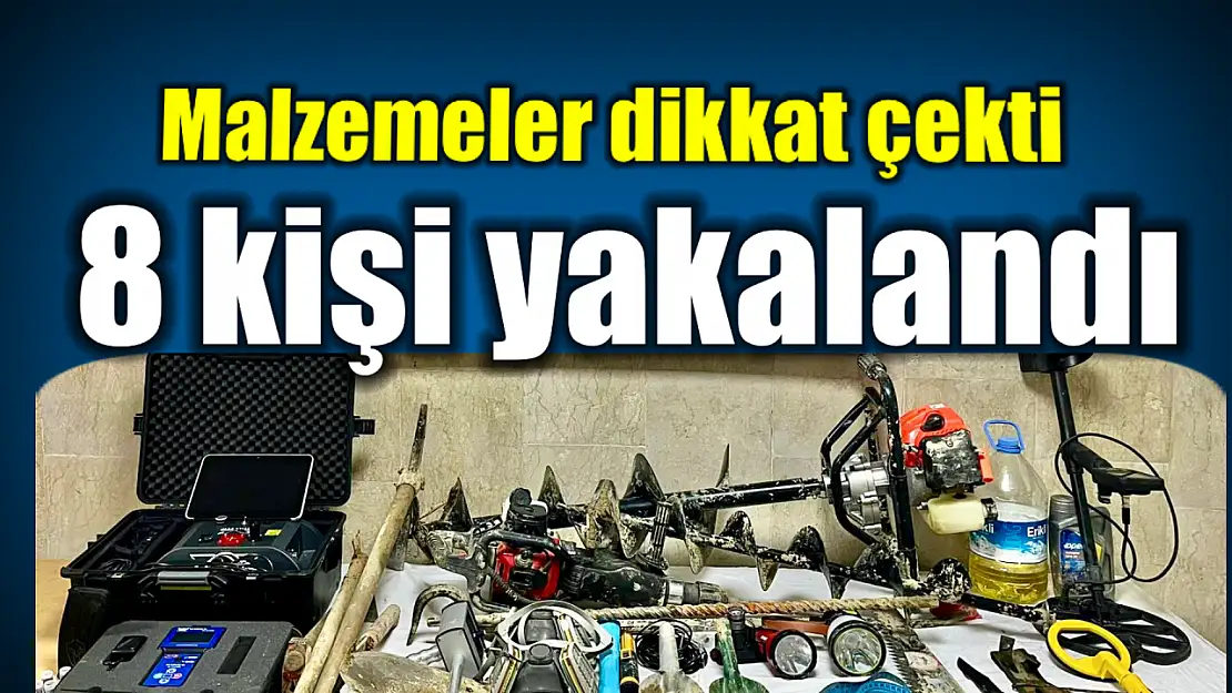 Bartın'da 8 şahıs işbaşında yakalandı