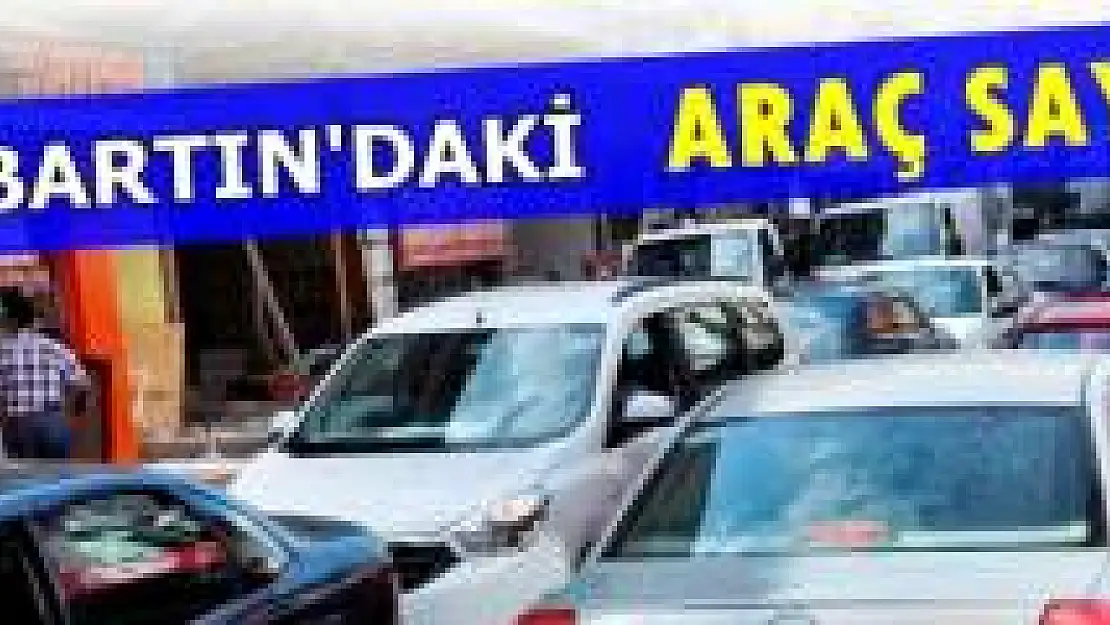 Bartın'da araç sayısı artmaya devam ediyor