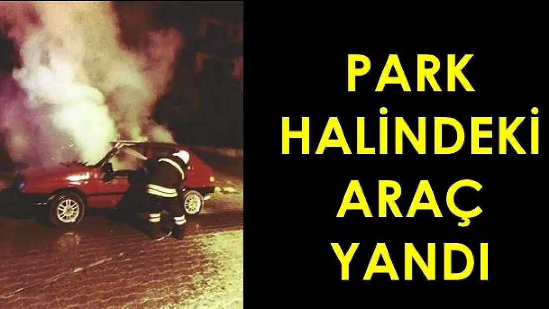 Bartın'da Araç yangını