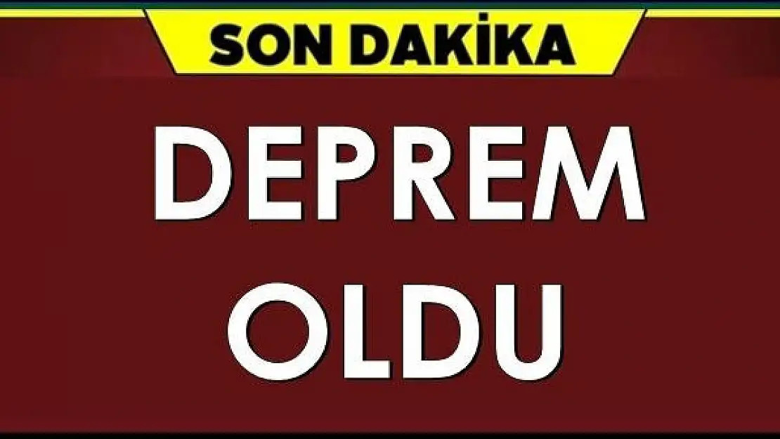 Bartın'da ardı ardına deprem 