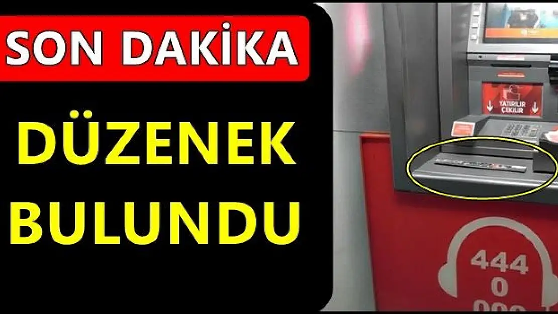 Bartın'da ATM'de kopyalama cihazı bulundu