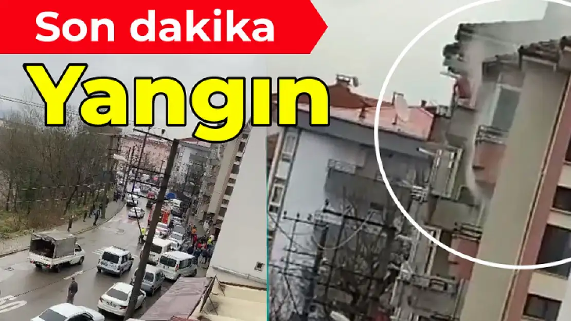 Bartın'da bir binada yangın çıktı