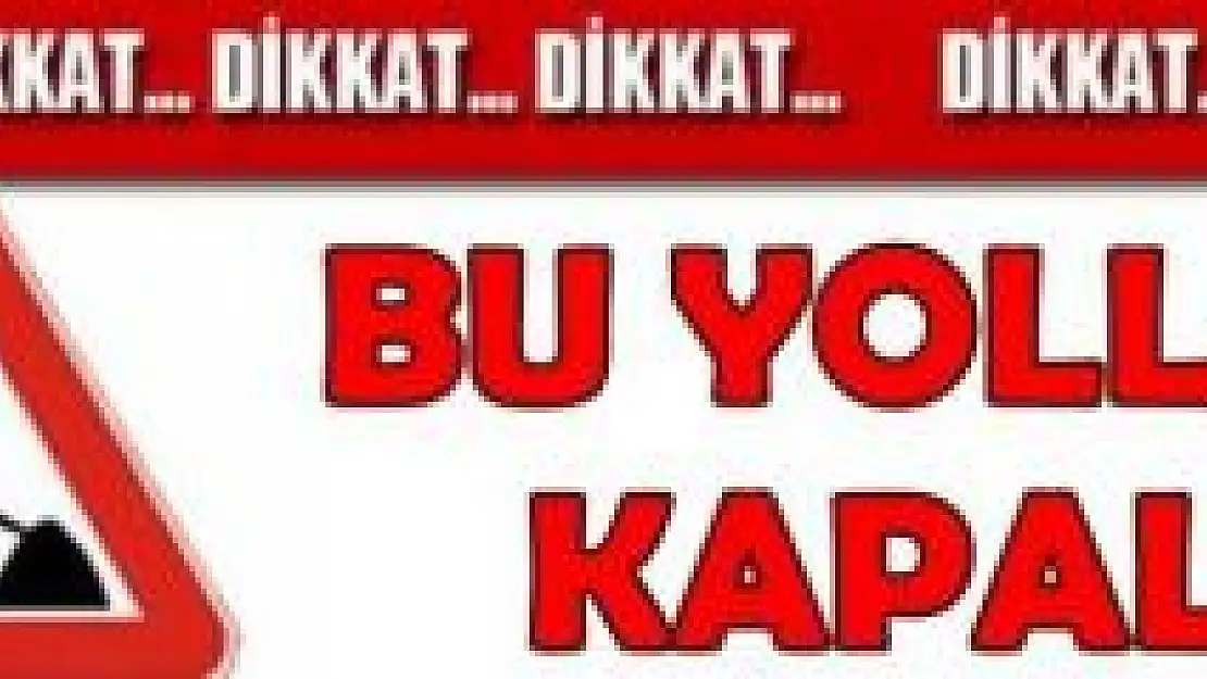 Bartın'da Bu Yollara Dikkat!