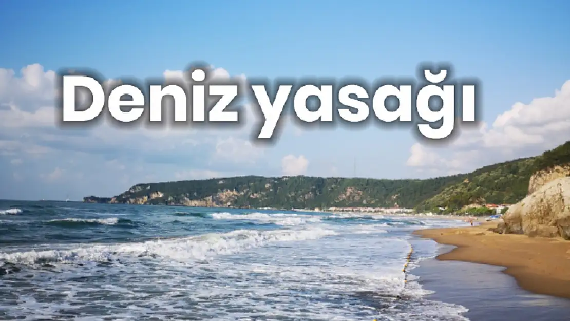 Bartın'da deniz yasağı