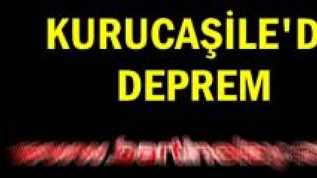 Bartın'da deprem