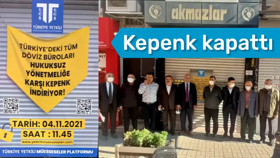 Bartın'da döviz bürosu kepenk indirdi