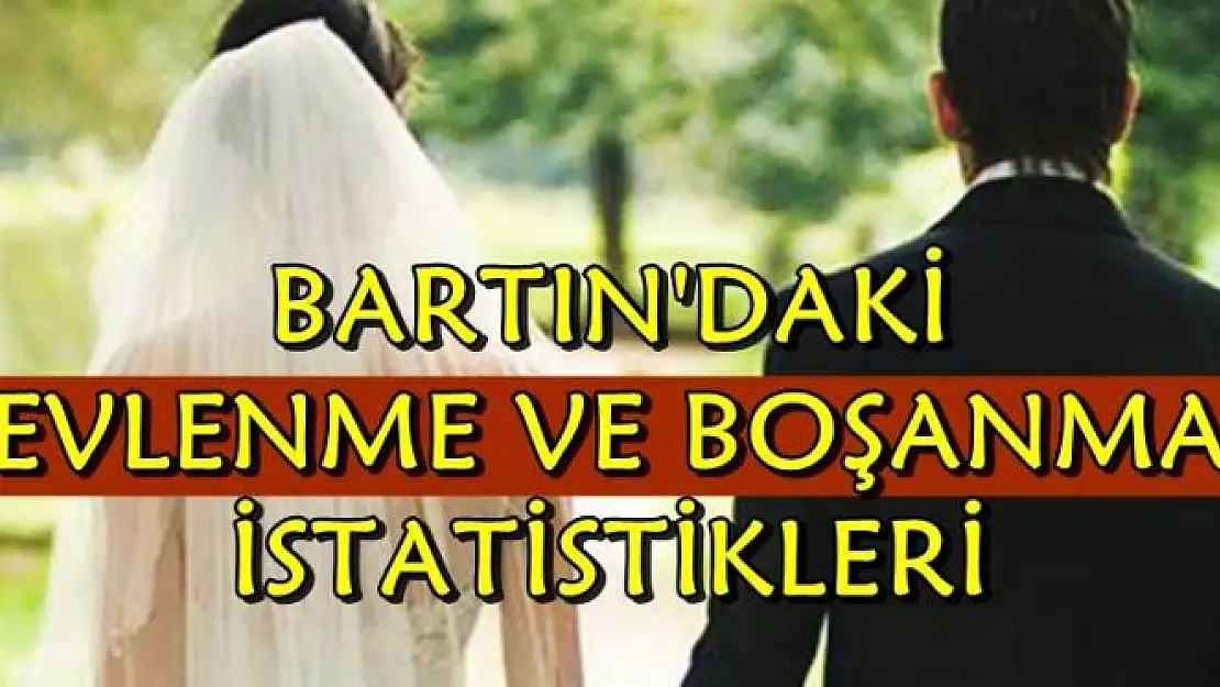 Bartın'da Evlilik Ve Boşanmalarda Azalma