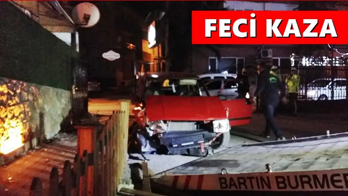 Bartın'da feci kaza