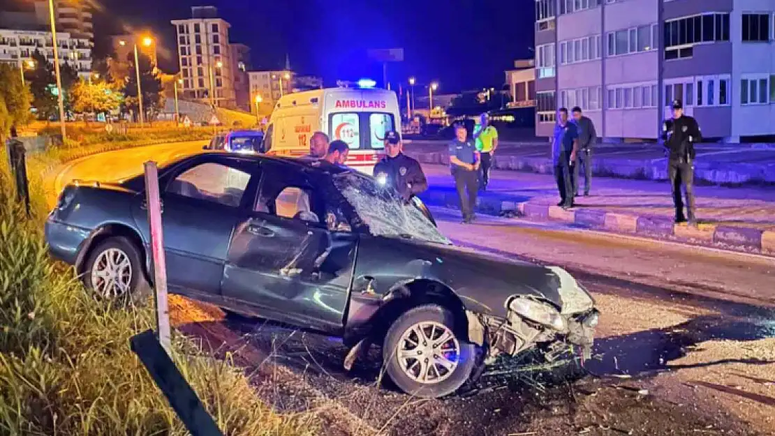 Bartın'da gece saatlerinde kaza