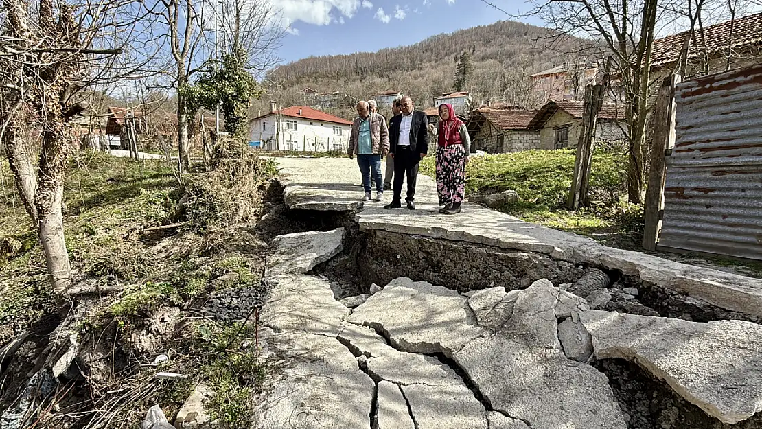 Bartın'da heyelan tehlikesi