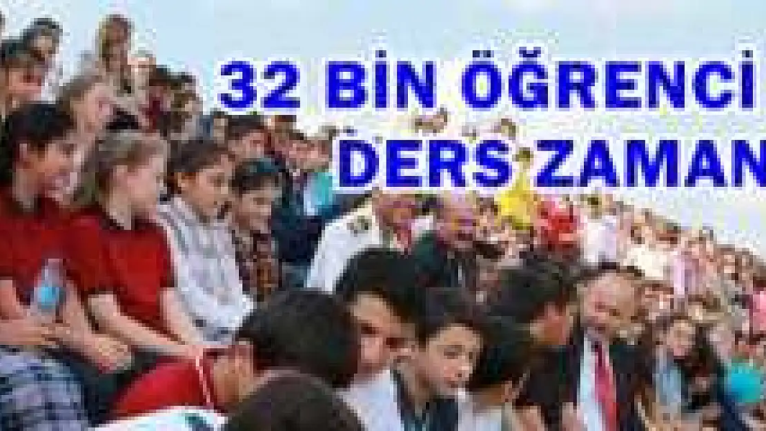 BARTIN'DA İLK DERS ZİLİ ÇALDI