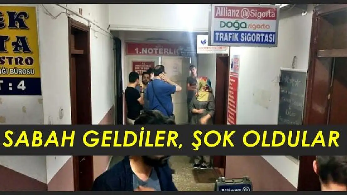 Bartın'da iş hanında hırsızlık