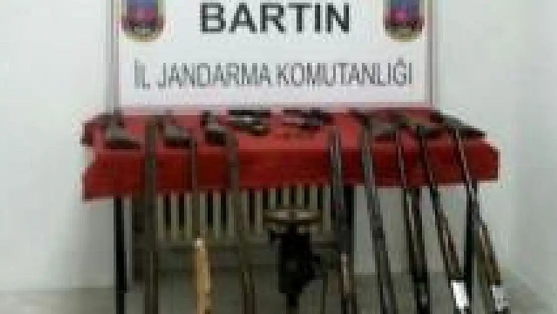 Bartın'da Jandarmadan silah operasyonu