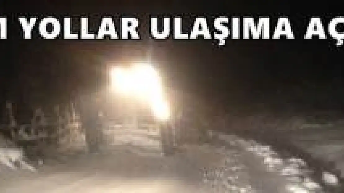 Bartın'da kapalı köy yolu kalmadı