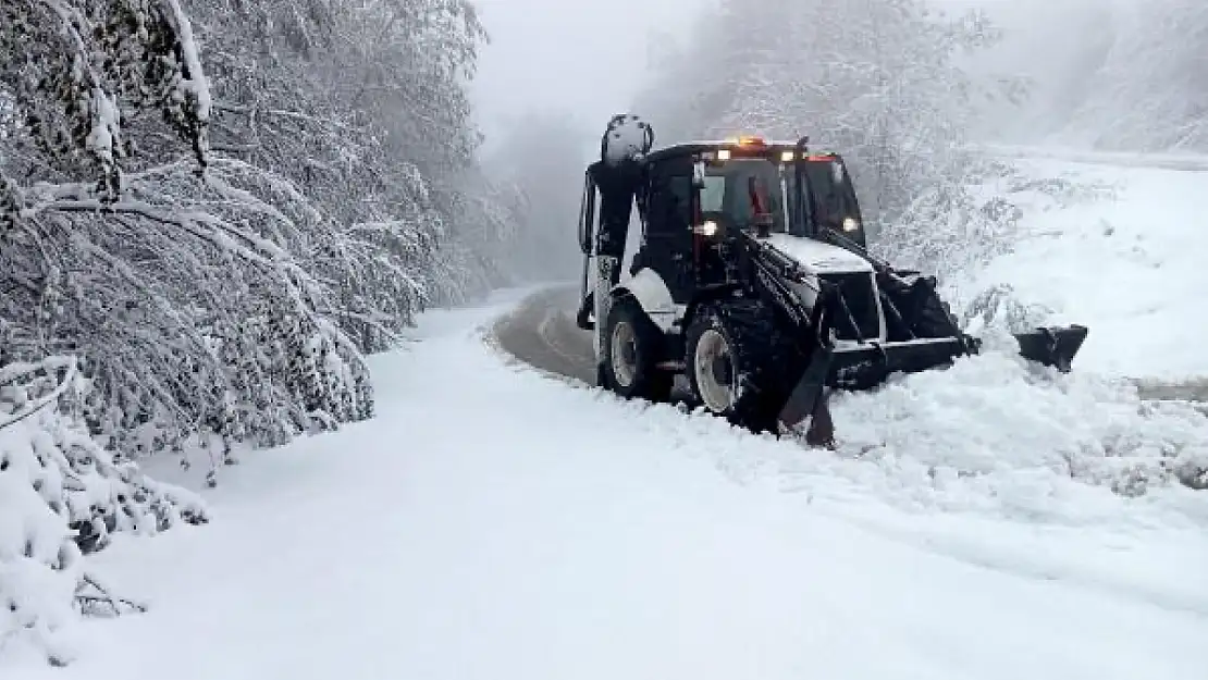 Bartın'da kar sürprizi yaşandı