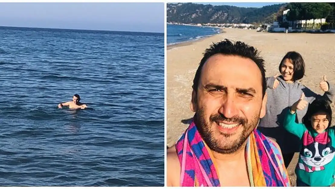 Bartın'da kasım ayında deniz keyfi