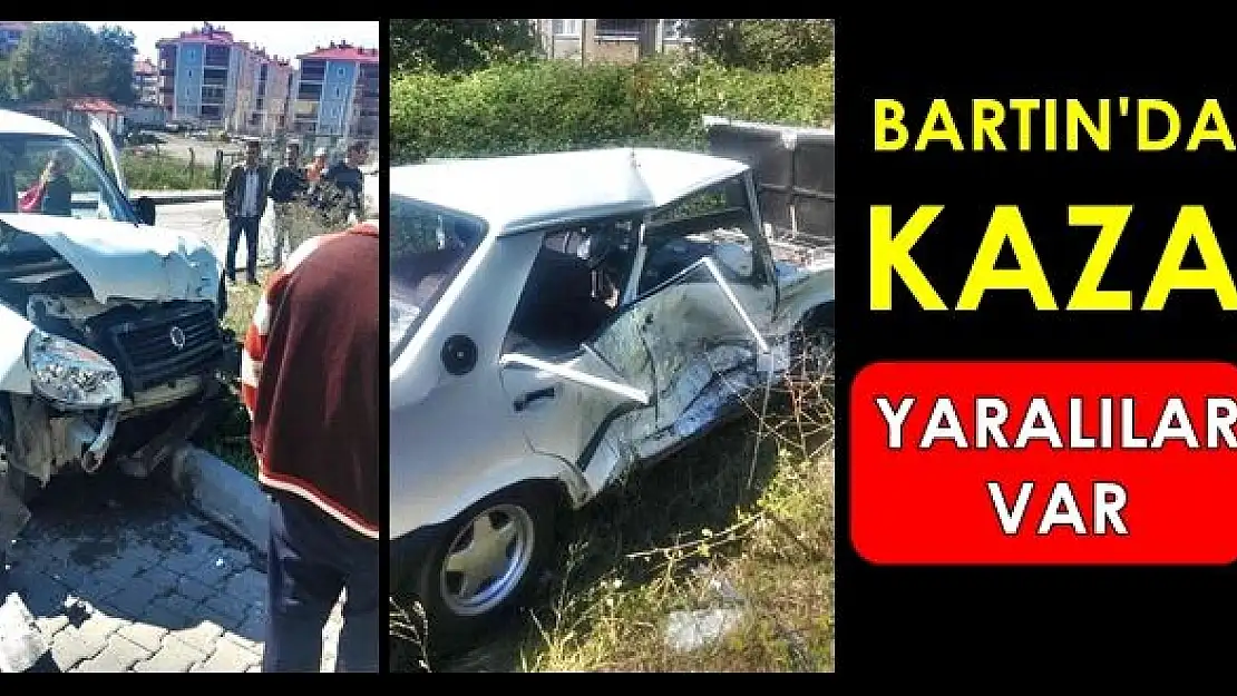 Bartın'da kaza, 3 yaralı