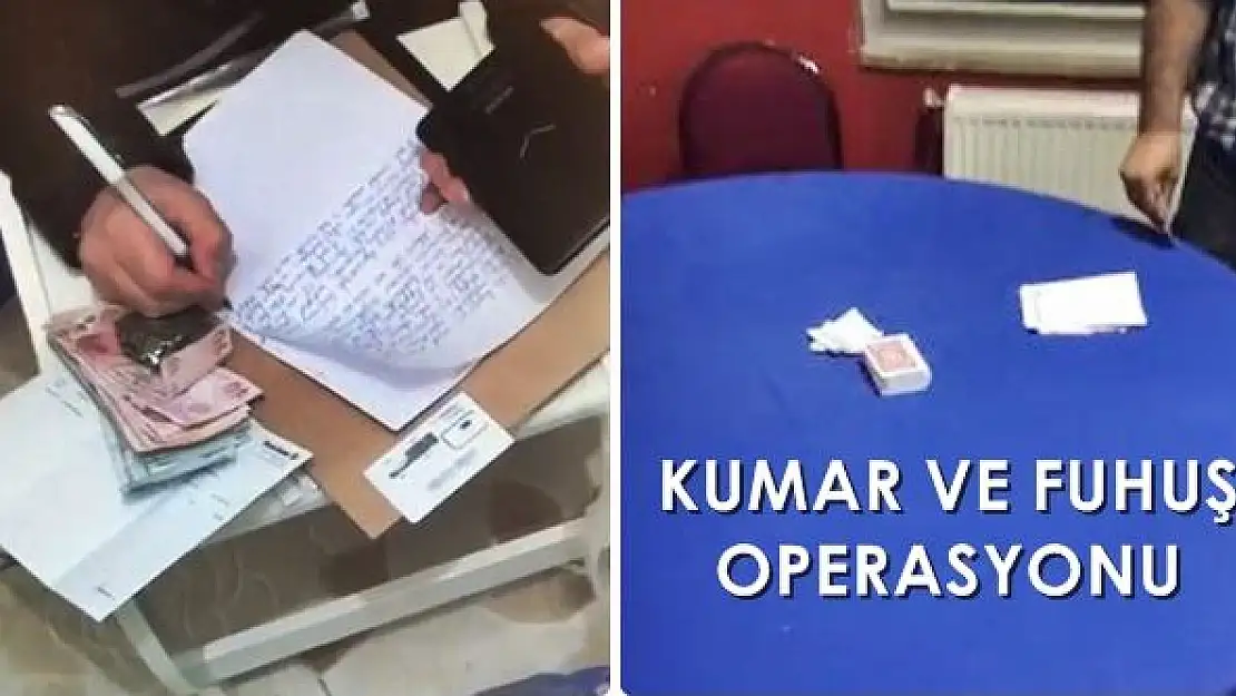 Bartın'da kumar ve fuhuş operasyonu