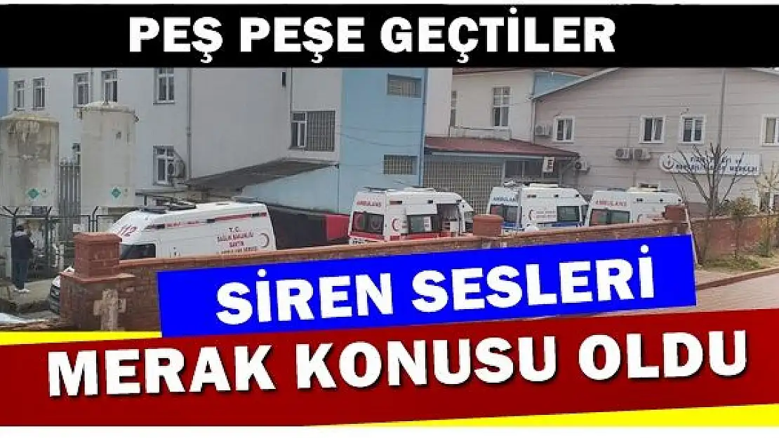 Bartın'da merak edilen acı siren sesleri