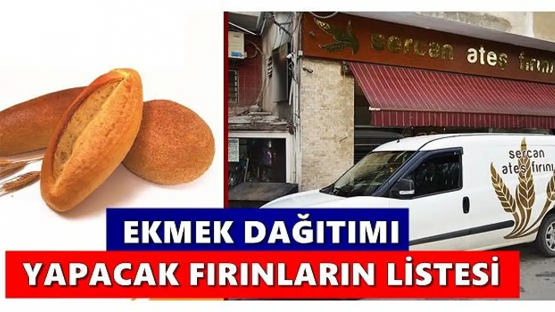 Bartın'da nöbetçi fırınların listesi