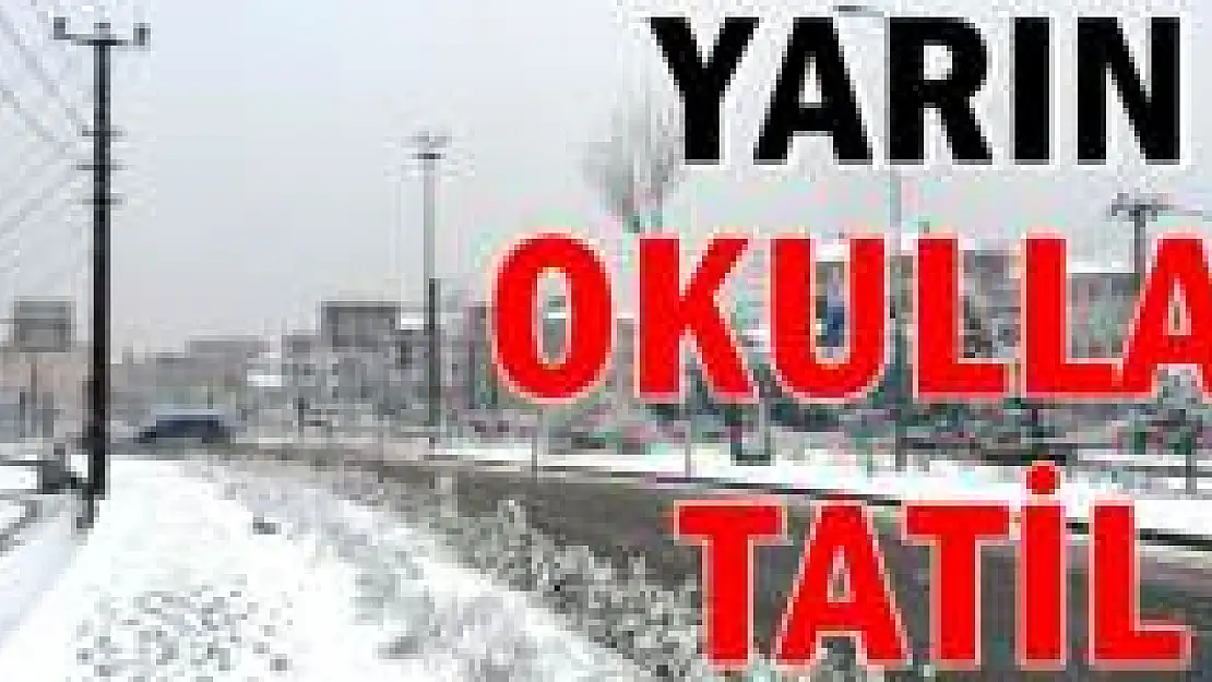 Bartın'da okullar 1 gün tatil edildi