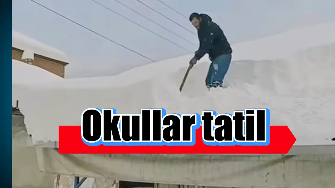 Bartın'da okullara kar tatili