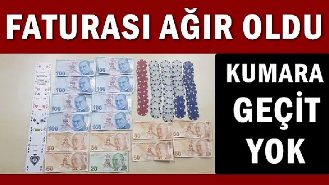 Bartın'da paralı kumar baskını