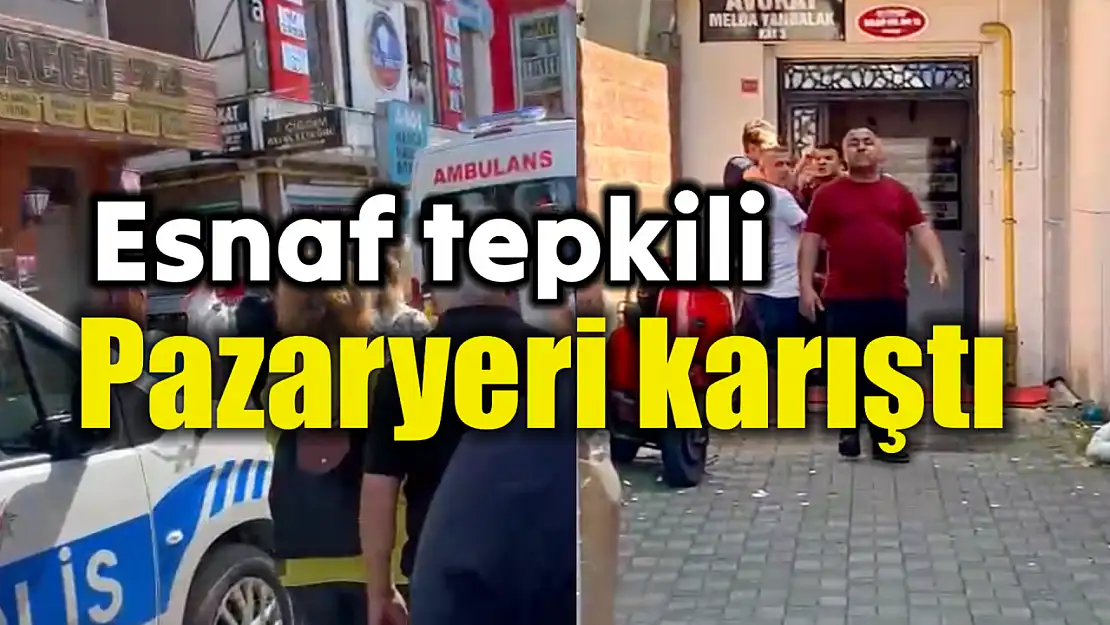 Bartın'da Pazaryerinde Gerginlik