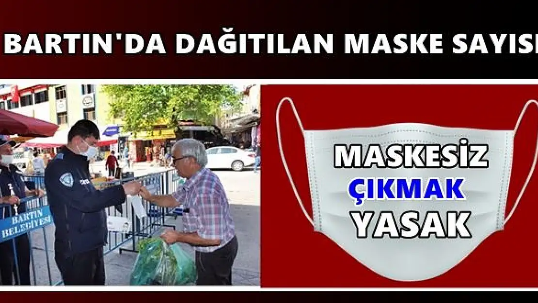 Bartın'da sakın maskesiz dolaşmayın