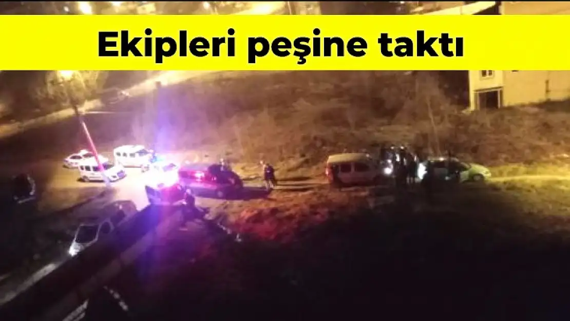 Bartın'da tehlikeli kovalamaca