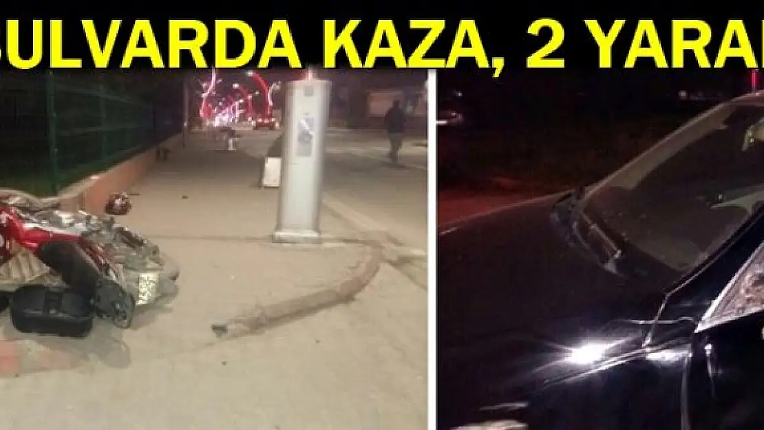 Bartın'da trafik kazasında 2 kişi yaralandı