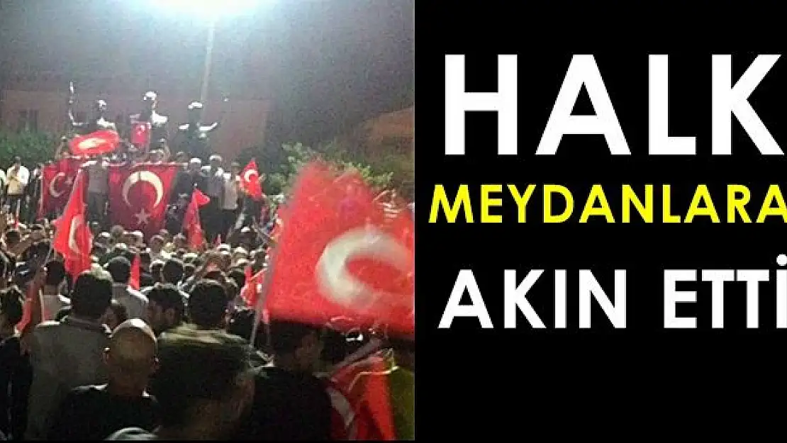 Bartın'da vatandaşlar meydanlara akın etti