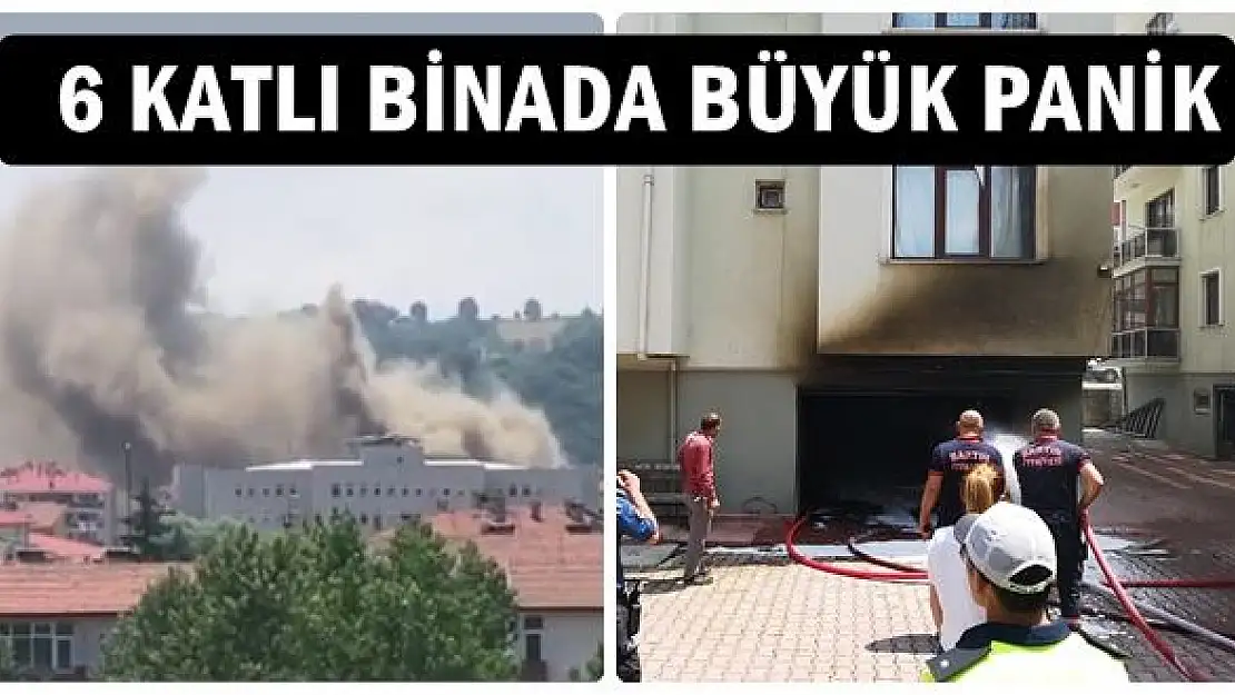Bartın'da yangın paniği