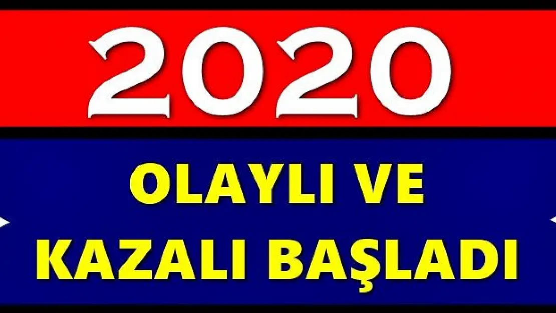 Bartın'da yeni yıl olaylı başladı