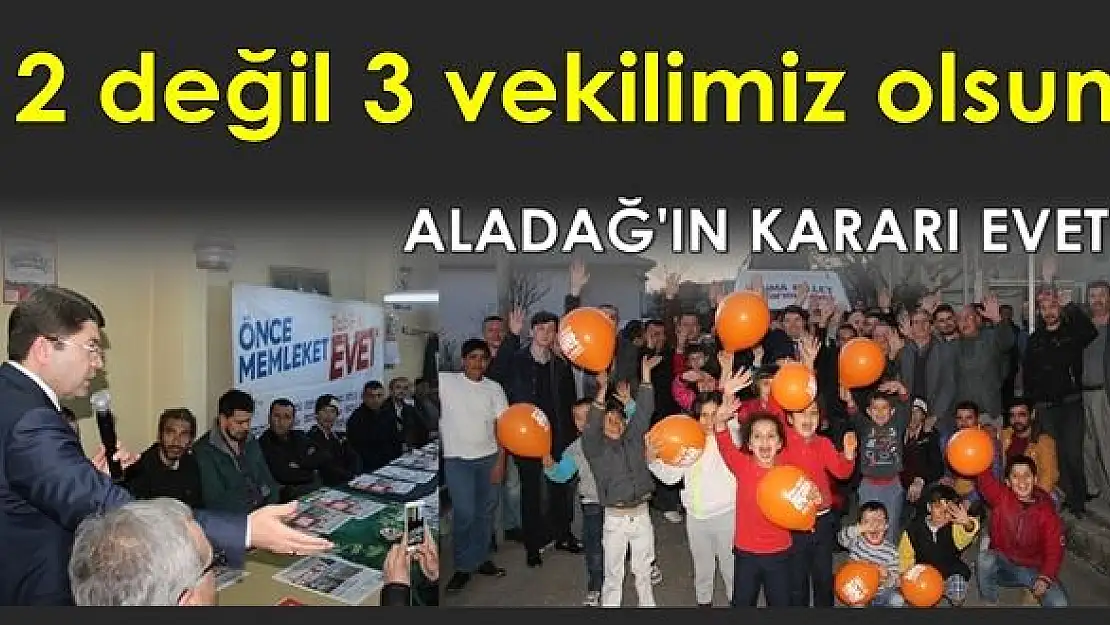 Bartın'dan 2 değilde 3 milletvekili olsun