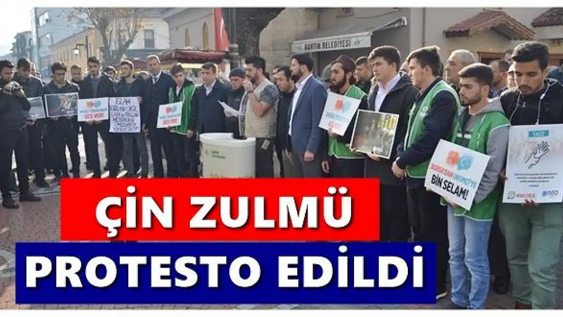 Bartın'dan Doğu Türkistan'daki zulümlere tepki