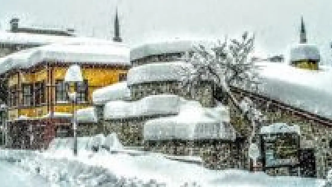 Bartın'dan kartpostal tadında kar manzaraları