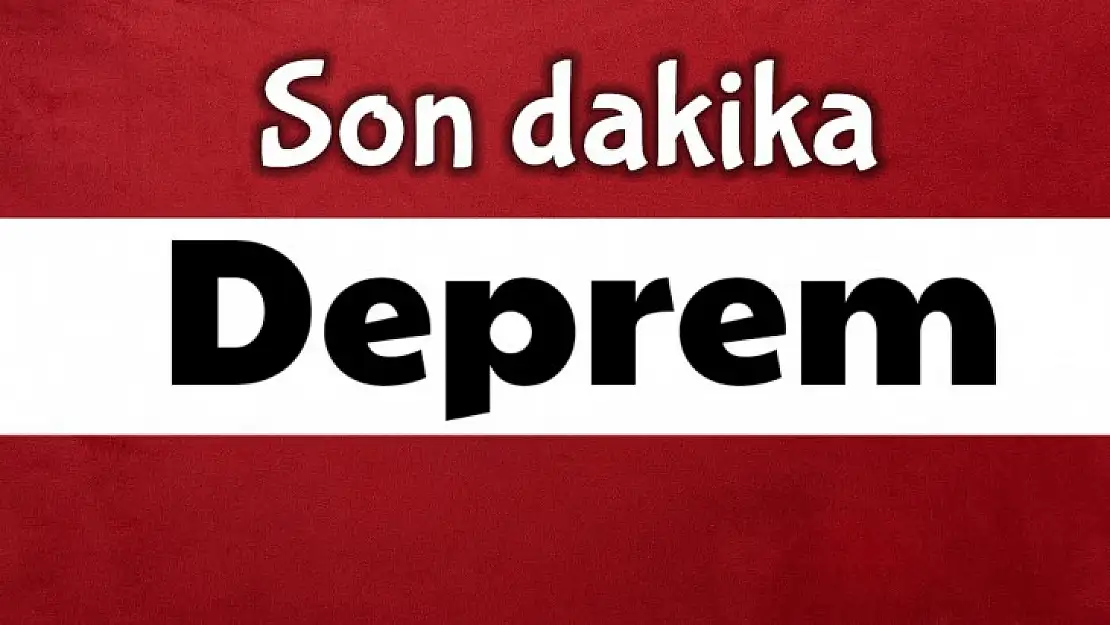 Bartın deprem ile sarsıldı